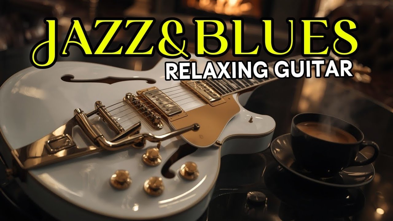 Late Night Jazz Blues Guitar 📚 Deep Focus Soundscape for Exam Prep & Writing