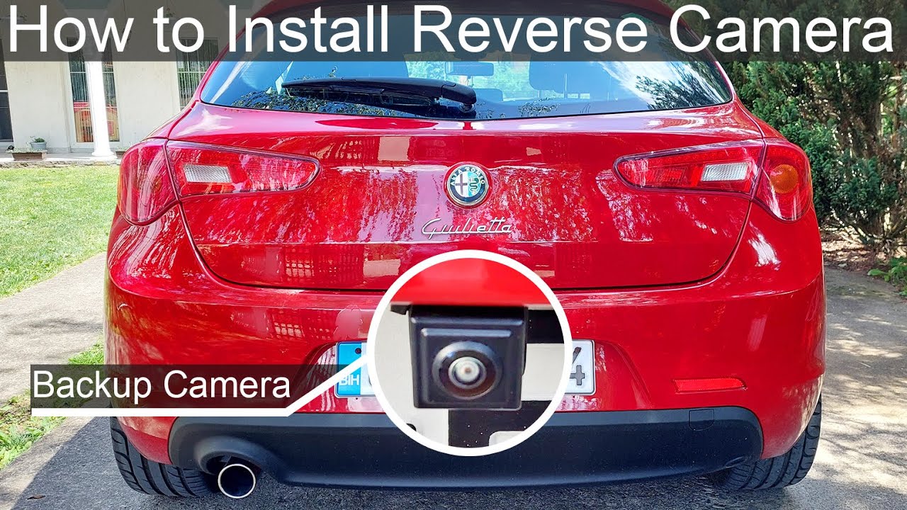 How to install Reverse, Backup Camera