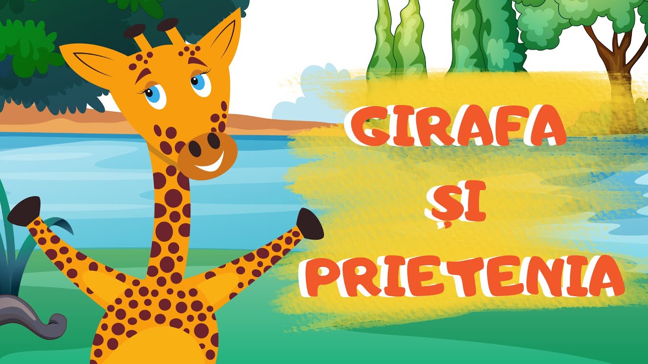 GIRAFA ȘI PRIETENIA 🦒🦊🐒🐢 || poveste terapeutică || cum ne comportăm|| prietenia