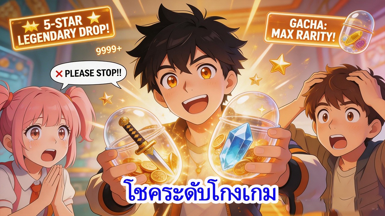 สุ่มไม่หยุดจนทุกคนต้องขอร้องให้หยุด พลังและโชคของเขามันโกงเกินไป!