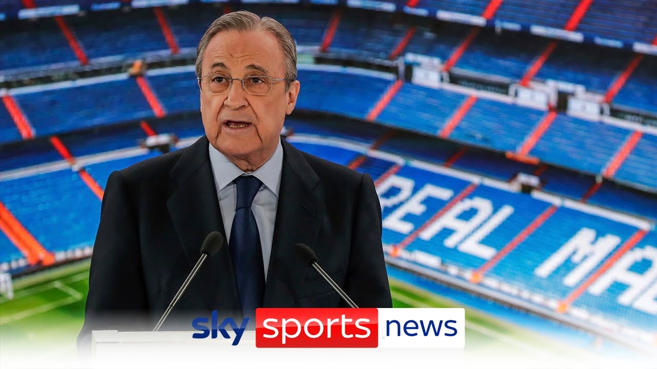 European Super League: Real Madrid president Florentino Perez says plans are not 'dead'