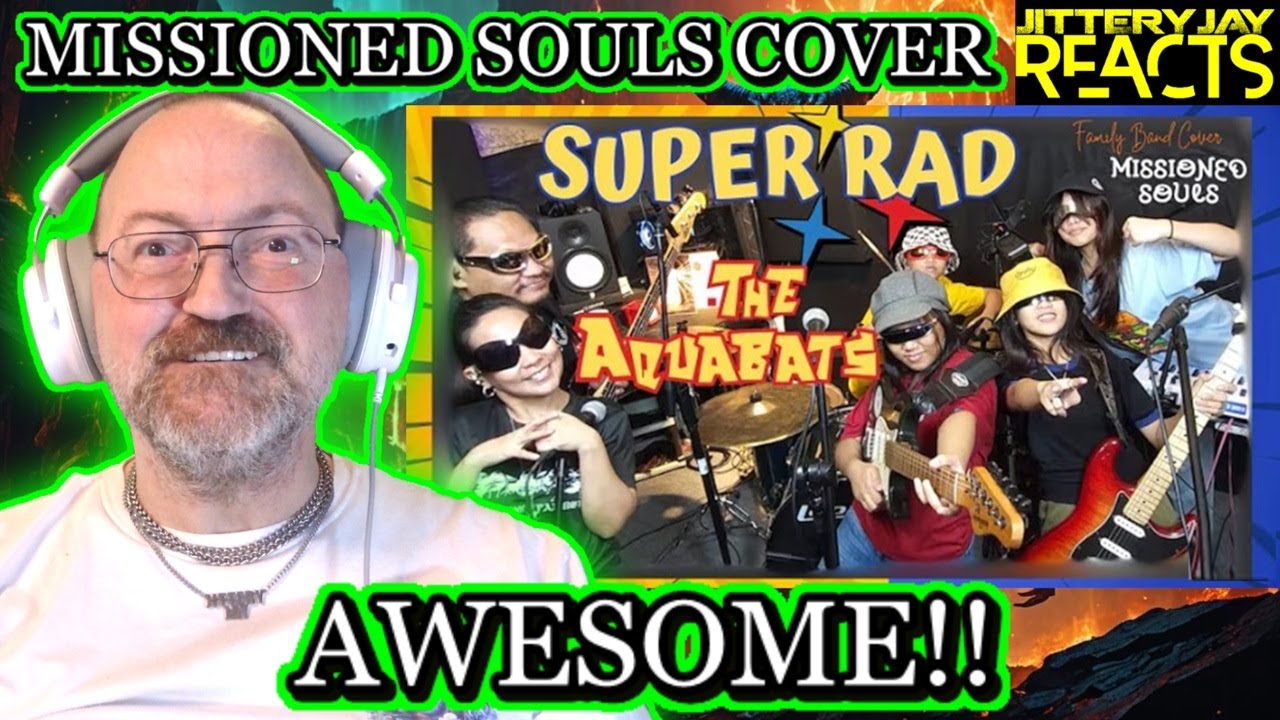Super Rad by The Aquabats - Missioned Souls - Family Band Studio Cover - Reaction