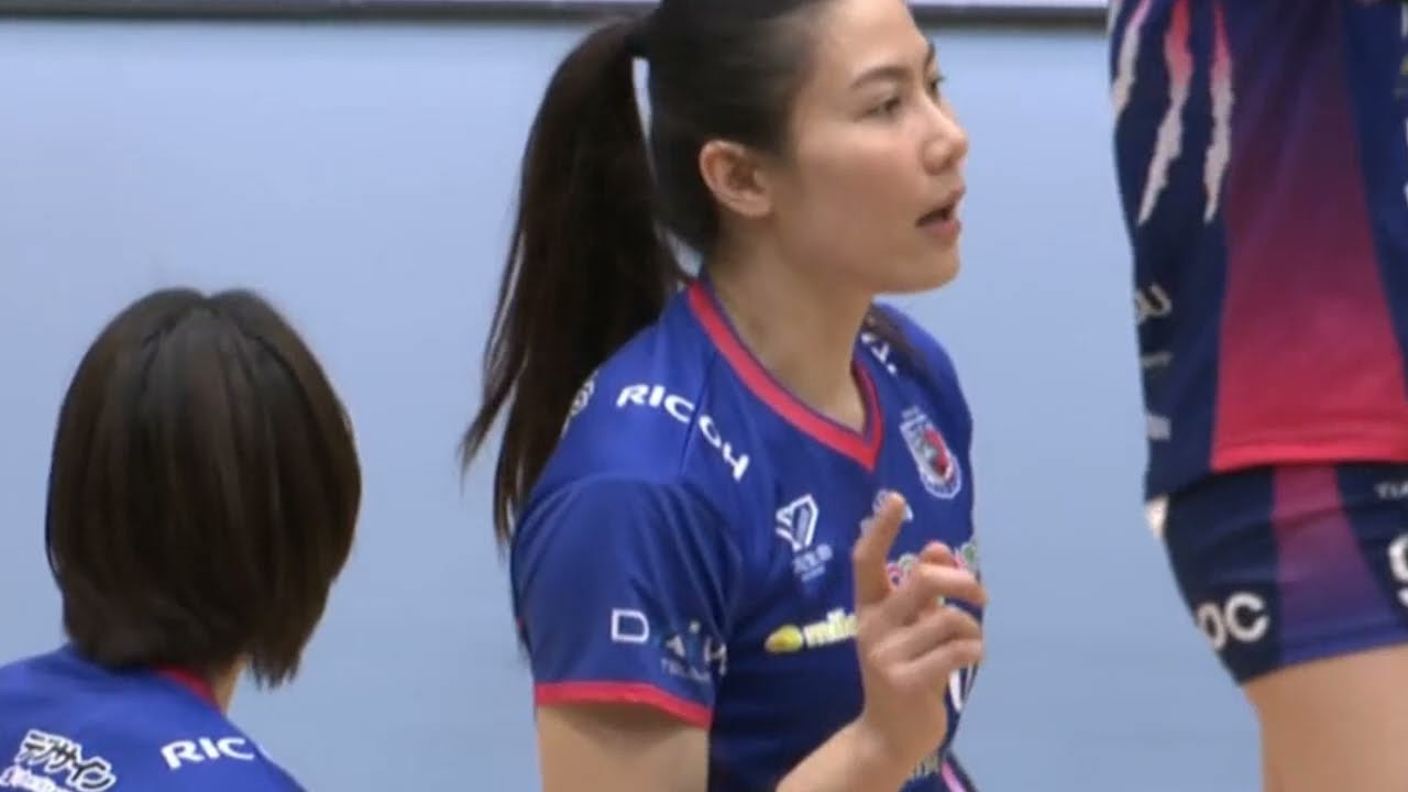 แนน ทัดดาว สร้างเรื่องอีกแล้ว เสิร์ฟปิดเกม PFU เอาชนะ Queenseis 3เซตรวด วอลเลย์บอลลีกญี่ปุ่่น