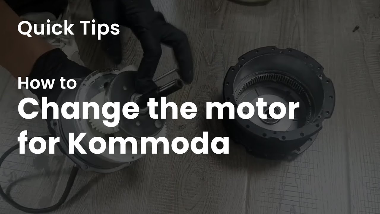 How to change the motor for the Kommoda  | cyrusher sports #quicktips
