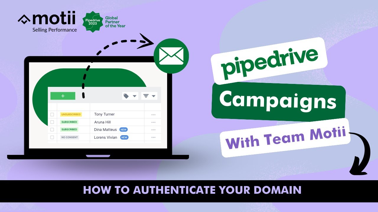 Pipedrive Campaigns  Domain Authentication