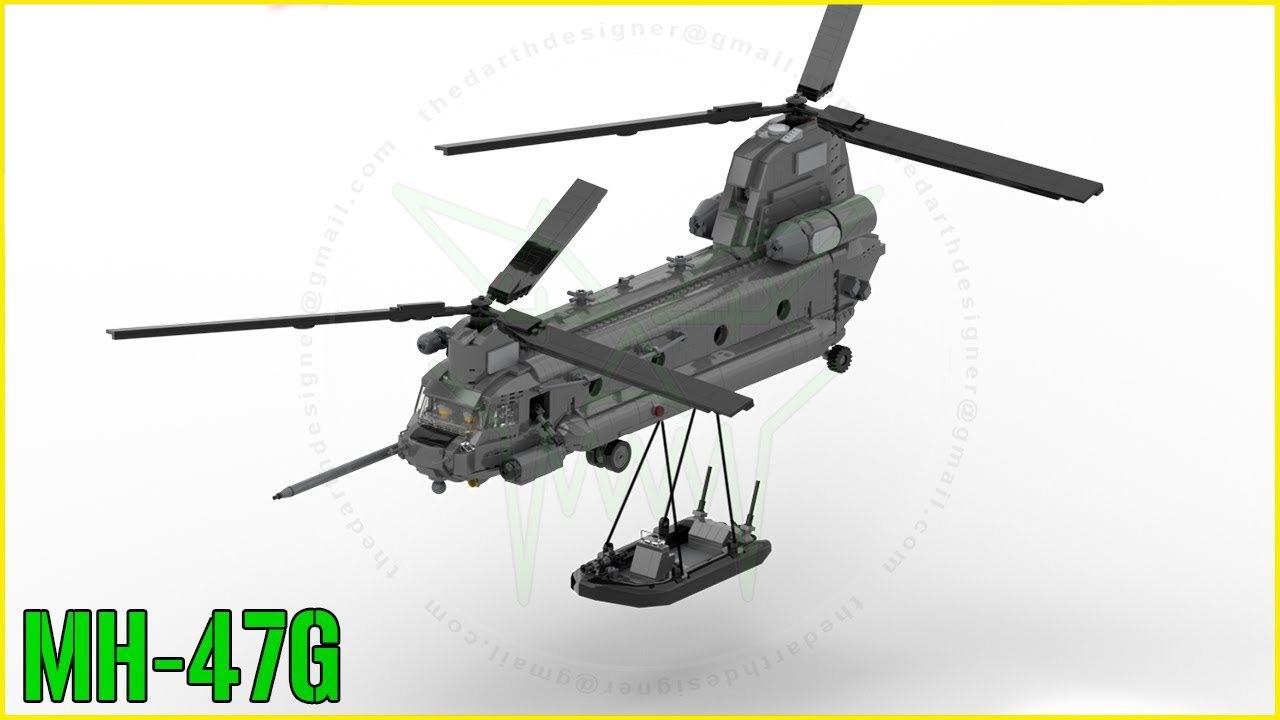 LEGO Boeing MH-47 G Special Ops Chinook | 1:33 Minifig Scale