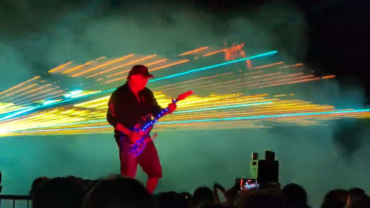 Lasershow - PyroGames am 17.August 2024 in Erfurt