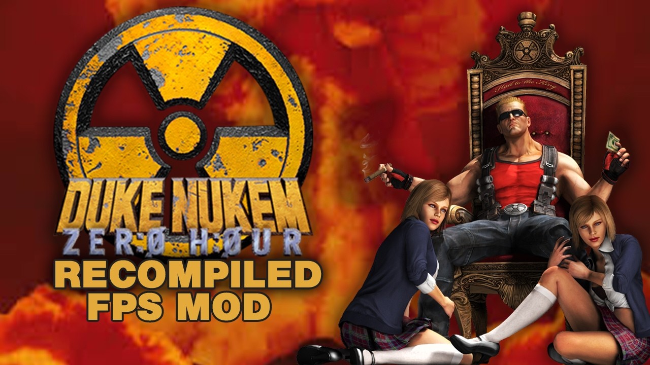 How to play Duke Nukem Zero Hour First Person Shooter Mod | Recompile pc port