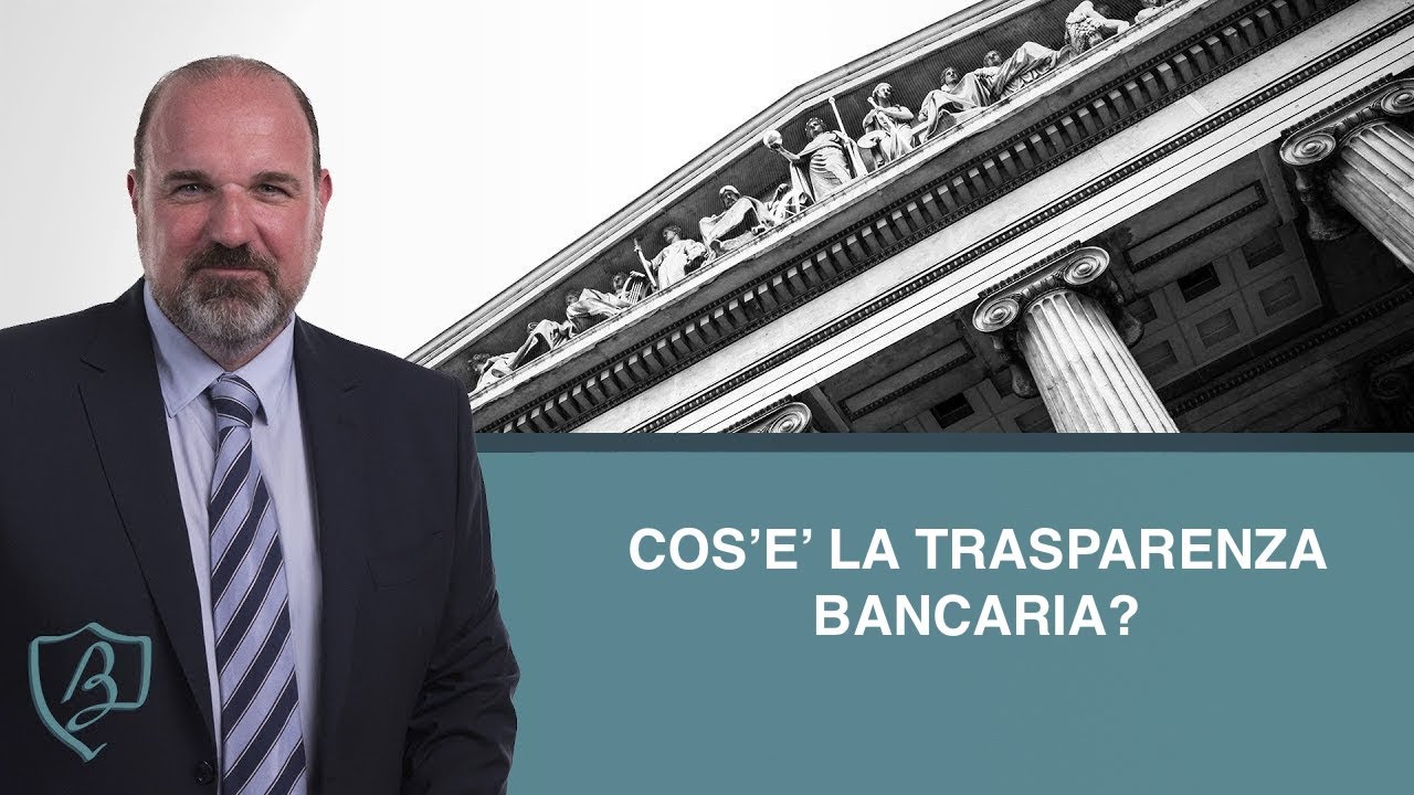 trasparenza bancaria
