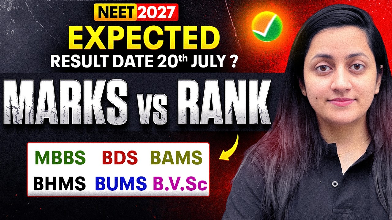 NEET 2026 Expected Cut Off for All Courses 🚨 | MBBS, BDS, BAMS, BHMS & More | NEET Counselling
