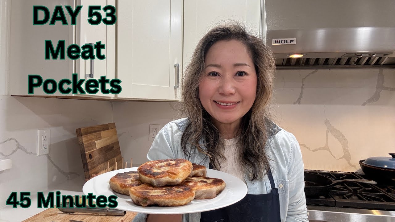 🔥🔥🔥DAY53 - Meat Pockets Recipe #meatpockets #chinesefood #chineserecipe #healthycookingwithfiona