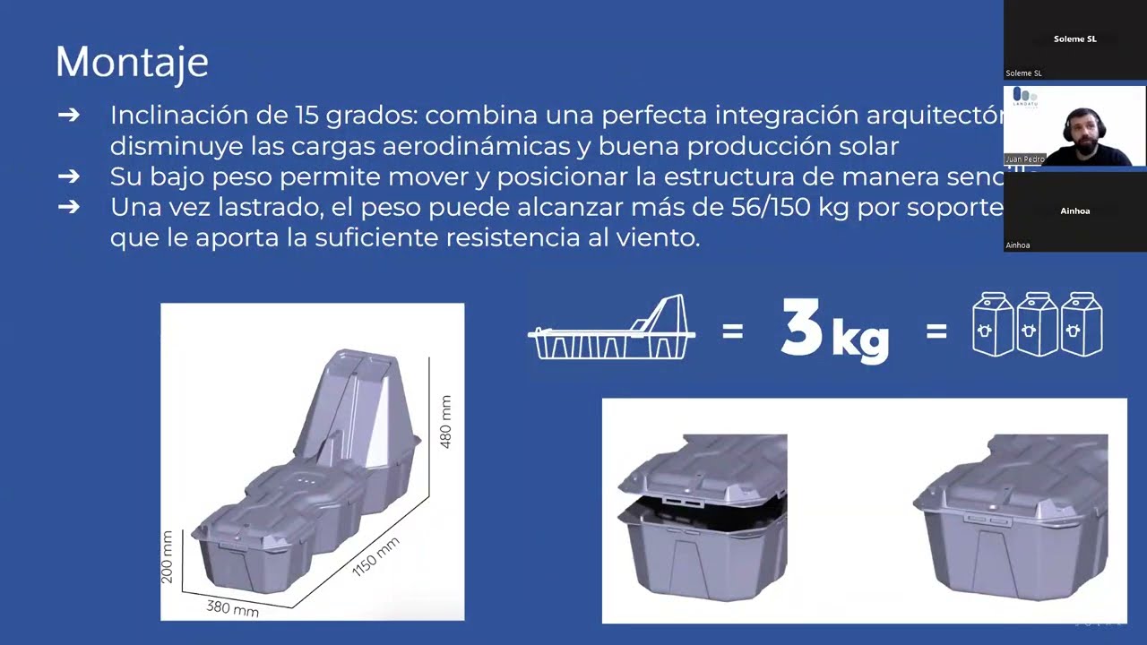 Webinar con Landatu Solar: ¿Cómo lastrar instalaciones solares? | Soleme SL