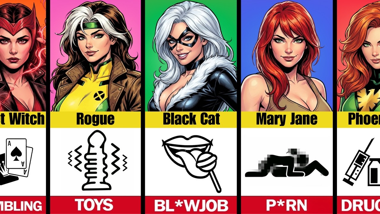 Female Characters' Secret Addictions That Marvel Hides