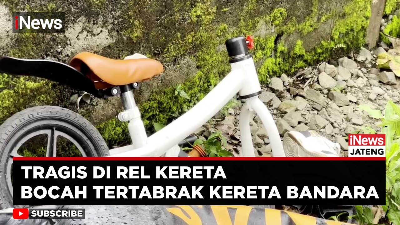 Main Sepeda Sendiri, Bocah 5 Tahun Tertabrak Kereta Bandara di Sleman | iNews Jateng