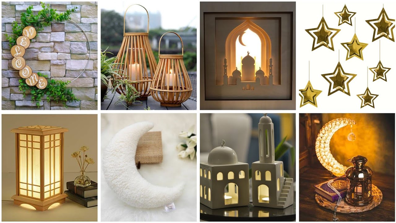 أفكار ✨لزينة رمضان  🌙بطريقة بسيطة باشياء متوفرة عندك #diy #deco #craft #ideas رمضان#ramadan
