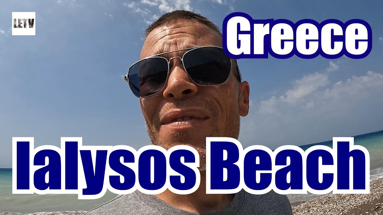 Walking Around Ialysos Beach Town, Rhodes, Greece