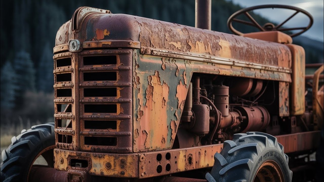 This Antique Tractor Irrigator Was Left to Rust… Until Restoration