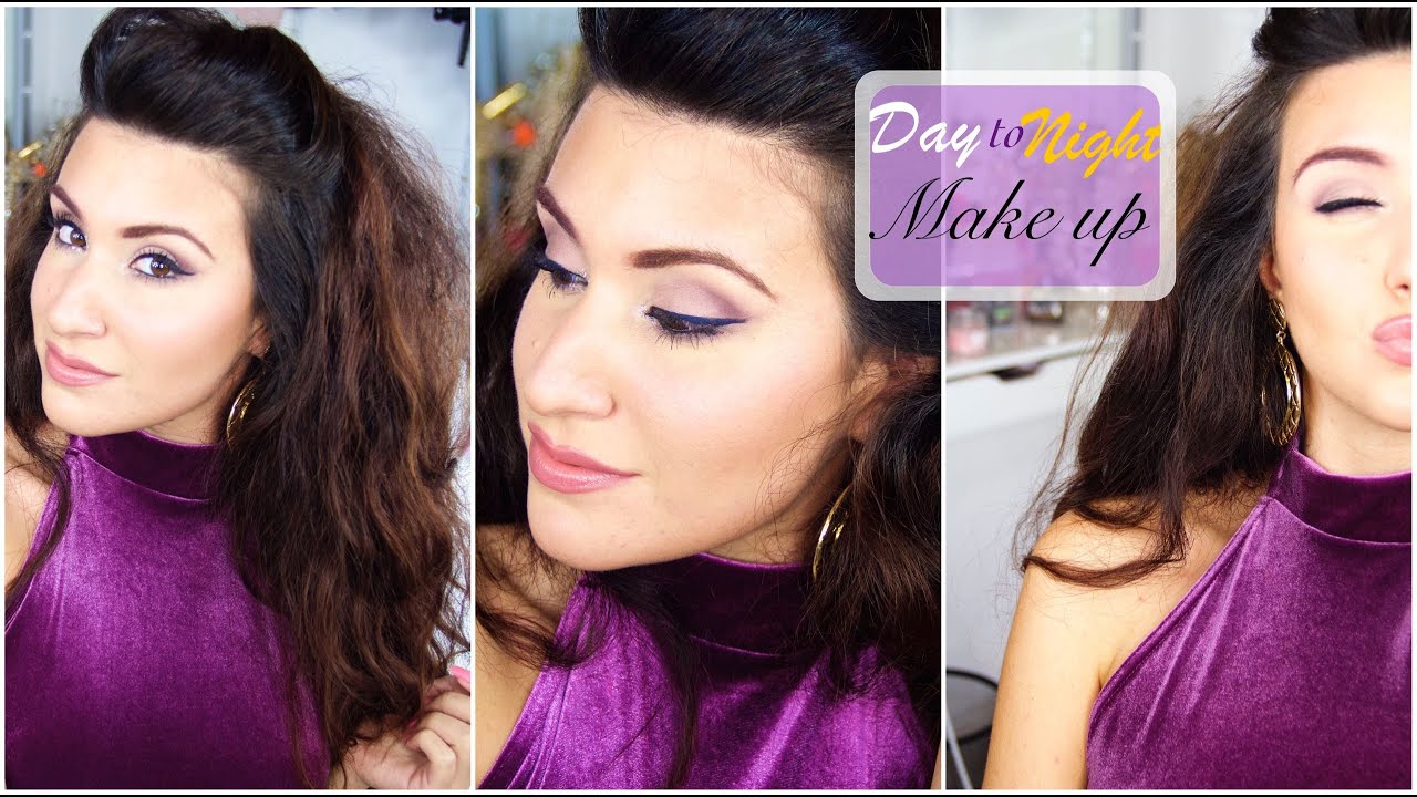Day to night Make up look || Make up jour à make up festif w/ Palette 