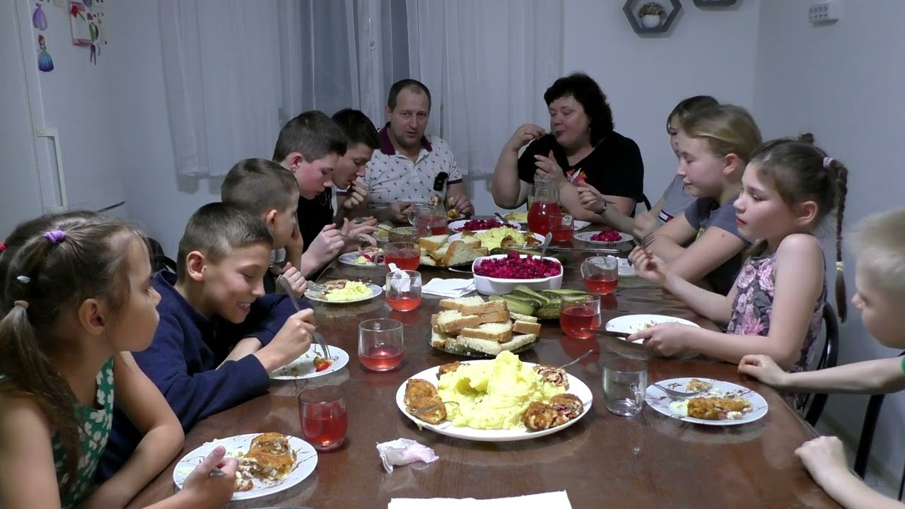 МУКБАНГ.  ужин.
