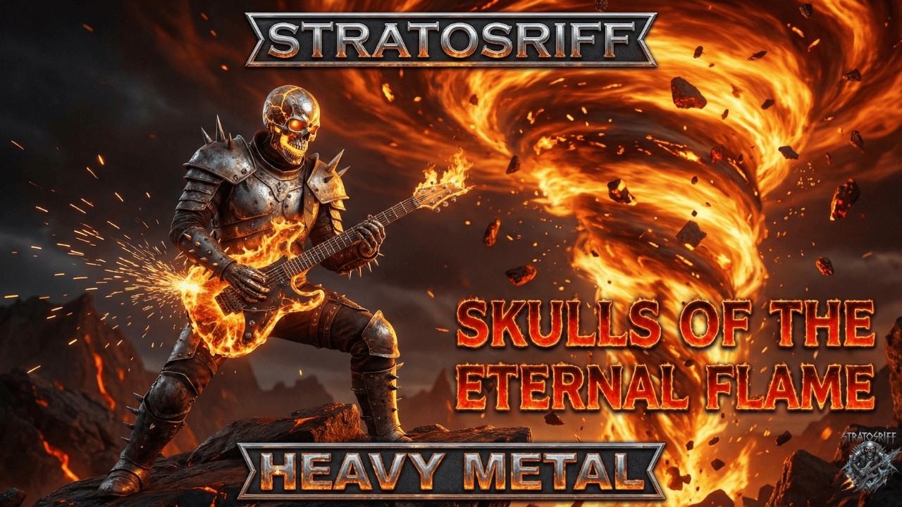 💀 SKULLS OF THE ETERNAL FLAME: Full Heavy Metal Album 2025 | StratosRiff | 15 EPIC TRACKS! 🔥