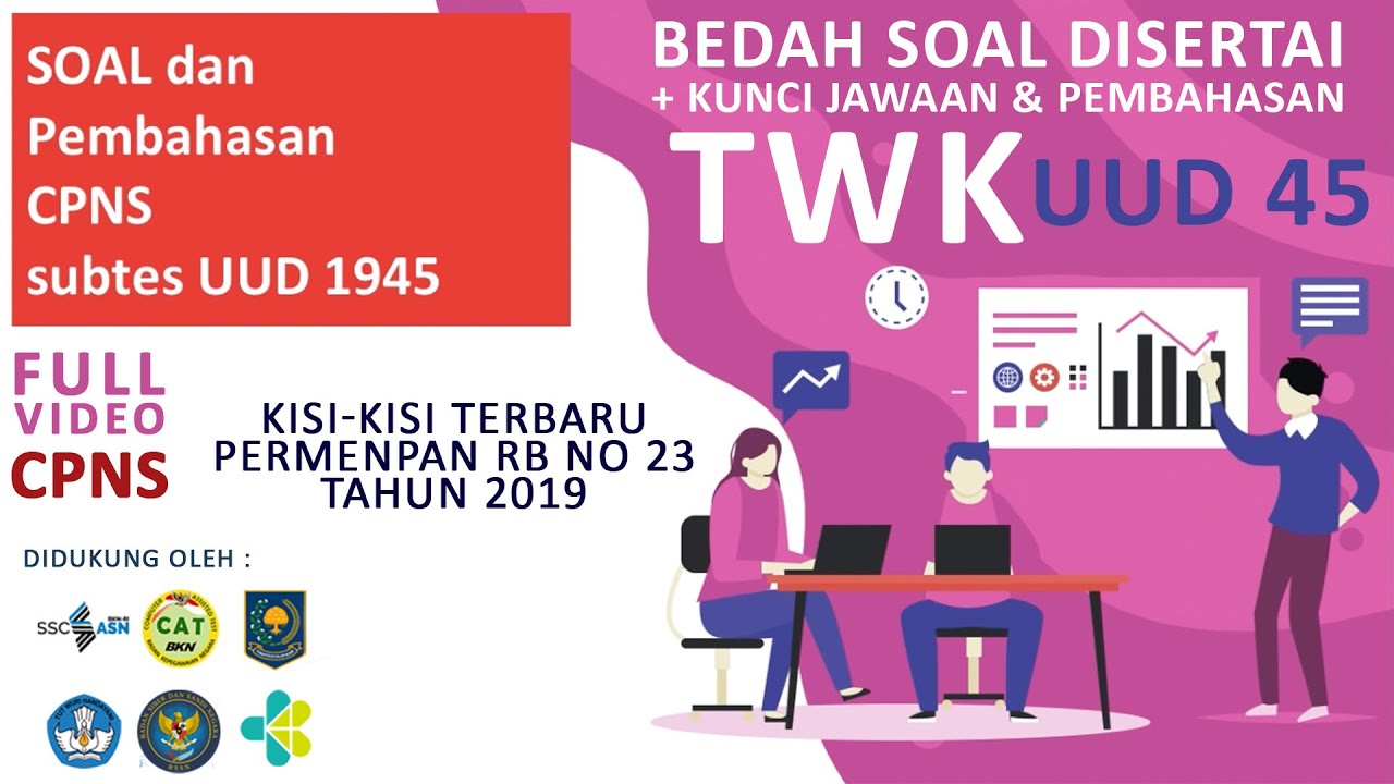 UUD 1945!! Soal CPNS TWK 2019/2020 HOTS dan Kunci Jawaban | Full Penjelasan