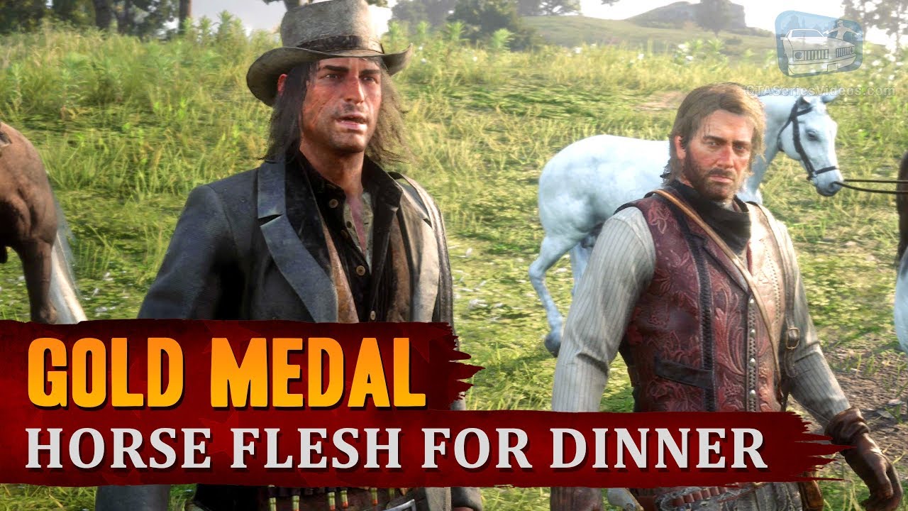 Red Dead Redemption 2 - Mission #37 - Horse Flesh for Dinner [Gold Medal]