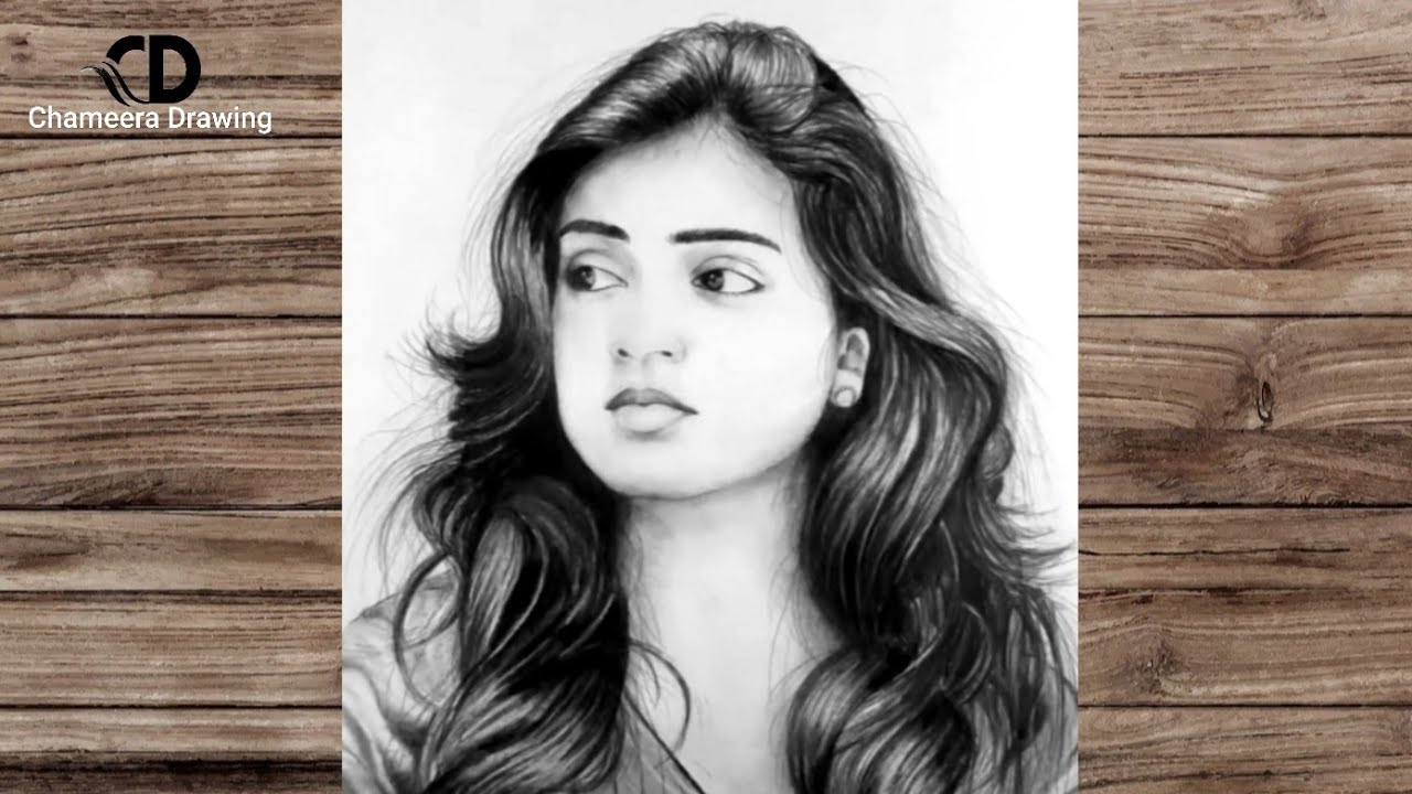 Pencil Drawing || Nazriya Nazim || beautiful portrait drawing