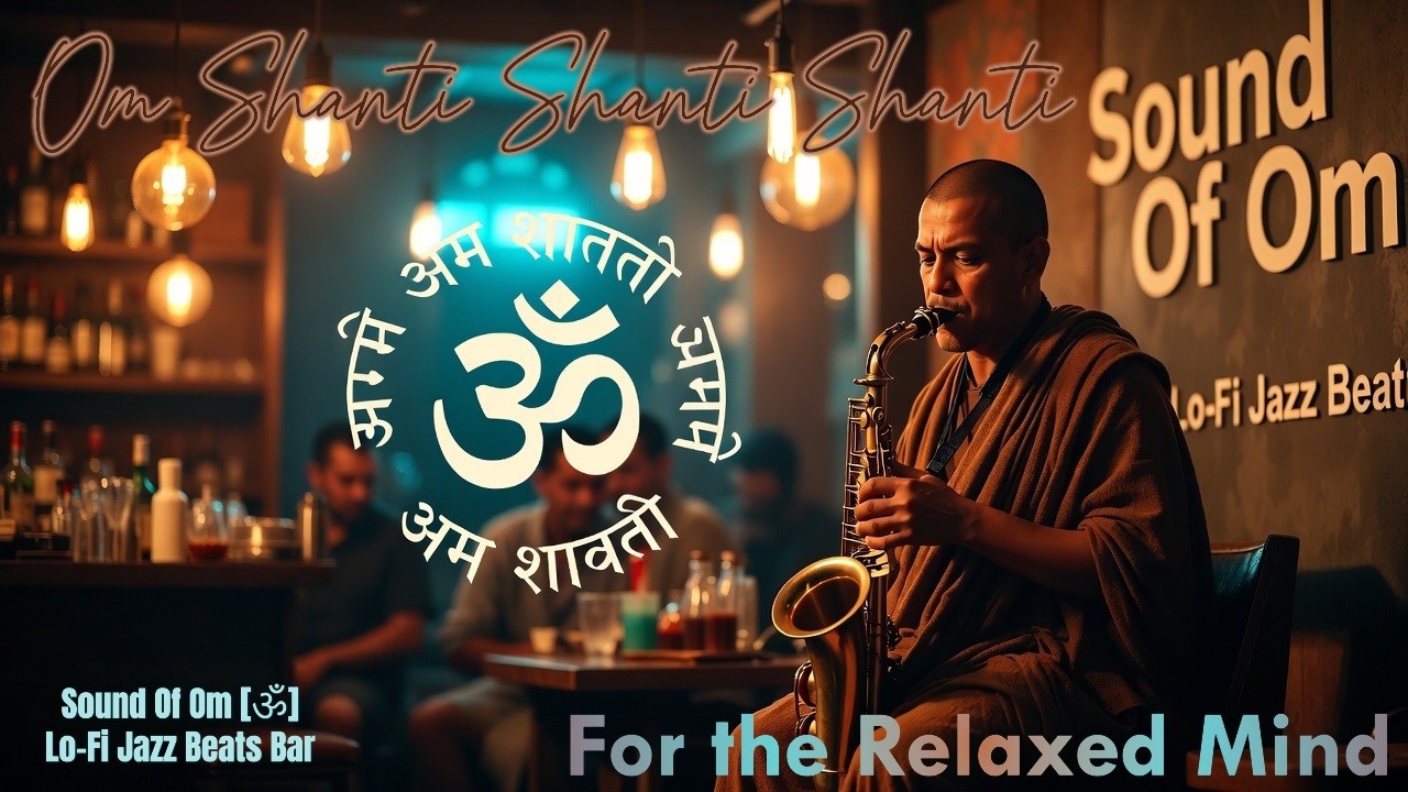Sound Of Om[ॐ] Lo-Fi Jazz Beats Bar - Om Shanti Shanti Shanti - For The Relaxed Mind #lofi #chill