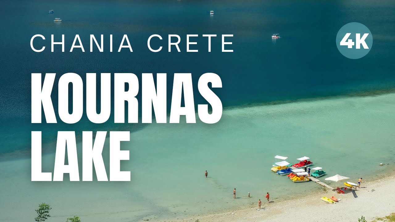 KOURNAS LAKE in CHANIA CRETE | Natural Paradise Greece [Travel Video 4K]