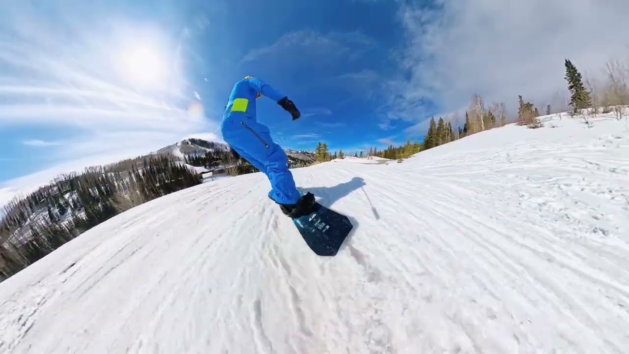 Park City  Nghia falls on his ass.