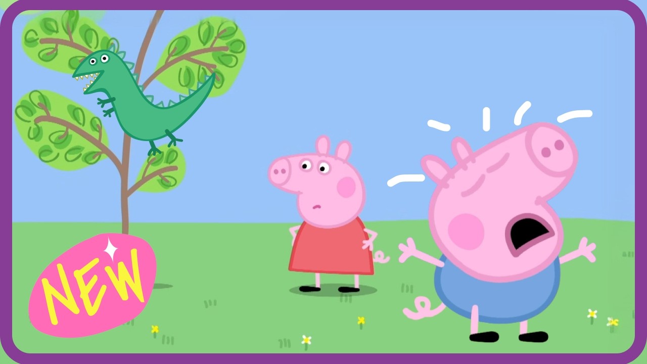 Let’s Find Mr Dinosaur With George! 🦖 Peppa Pig | Toon Mania - Happy Toons