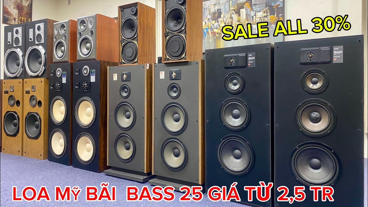 Loa Mỹ Bass 25 Giá Chỉ Từ 2,5Tr | Loa Mỹ | Loa Nhật | Loa Nhật Bãi | Loa Bãi Mỹ | Loa Bãi Nhật | Loa