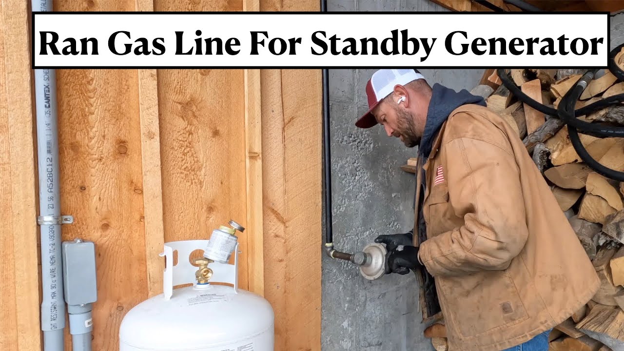 #555 - Ran Gas Line For Backup Generator