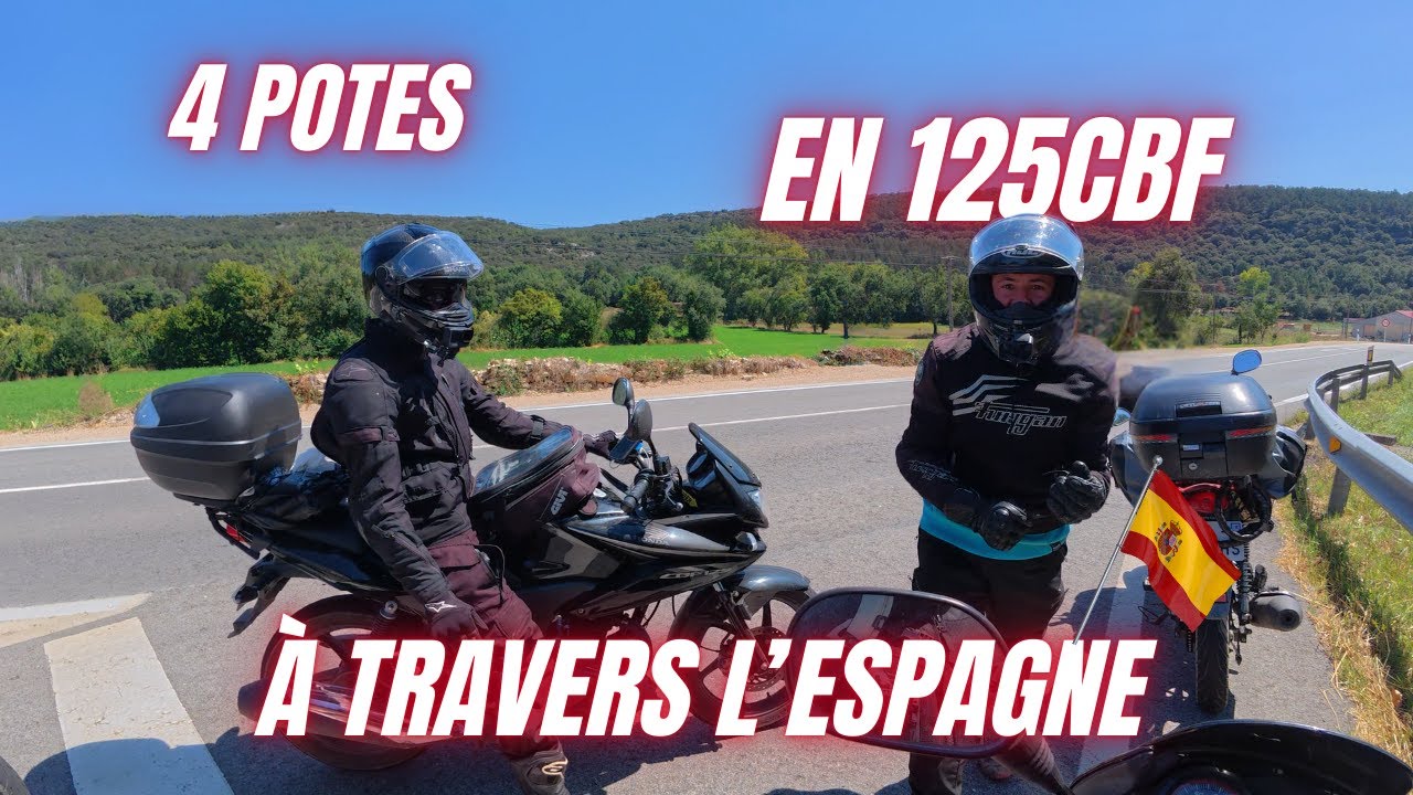 4 POTES en 125CBF à travers l'ESPAGNE 🇪🇸 | PetrolBurner