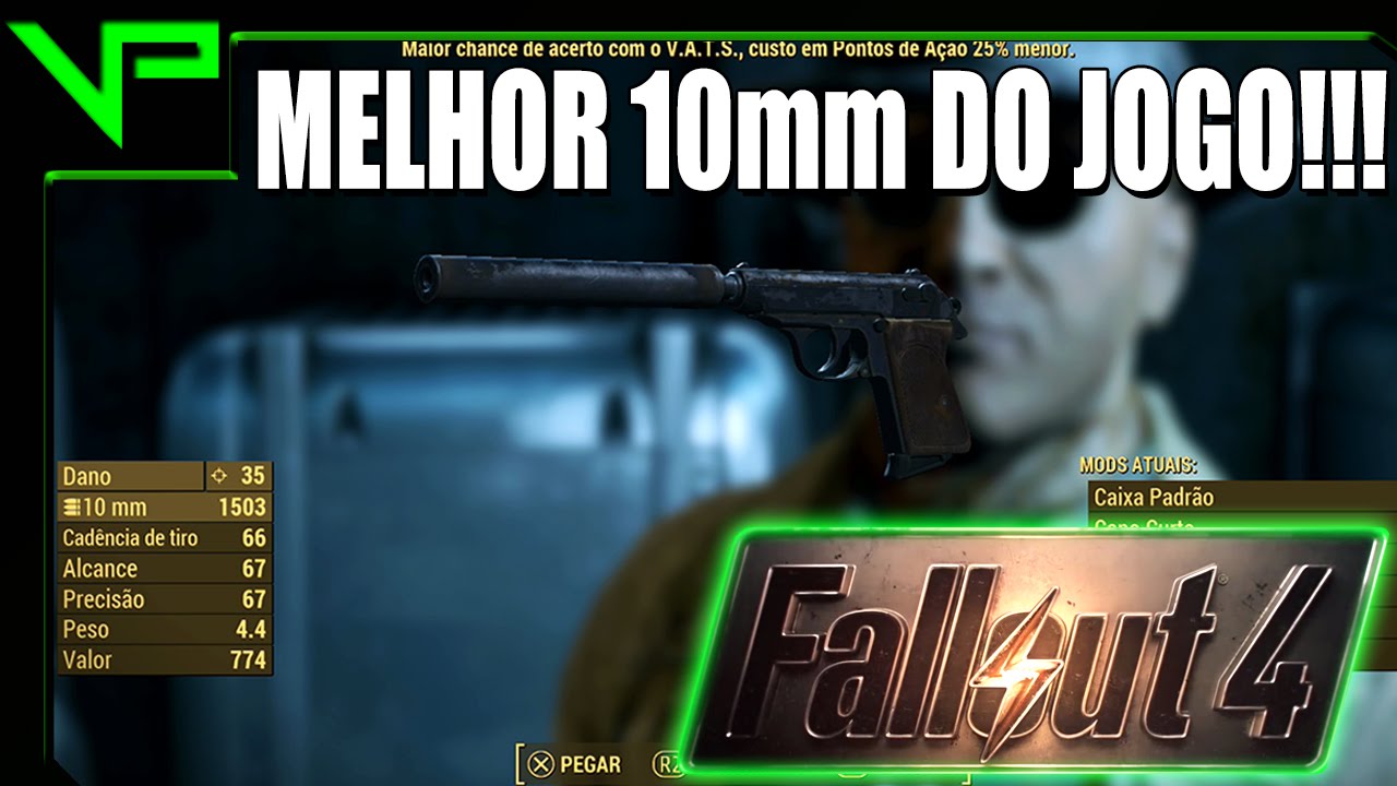 Fallout 4 - MELHOR 10mm DO JOGO!!! Como pegar!