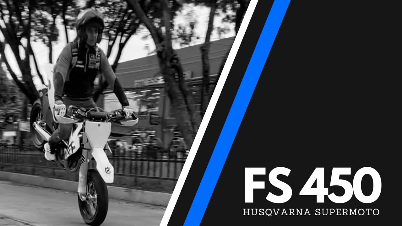 Husqvarna Supermoto FS 450 - Poniéndola a prueba con los wheelie y endos 🔥