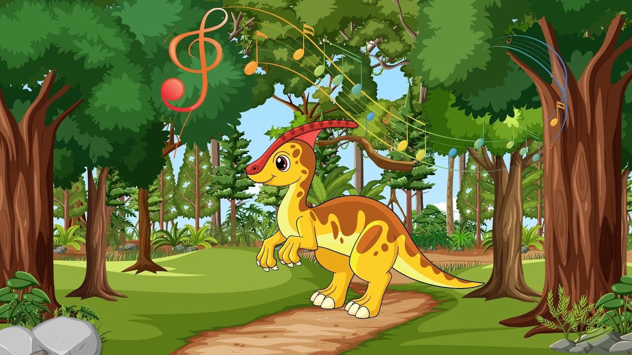 🎶 Le Chant du Parasaurolophus - Chanson pour Enfants sur les Dinosaures | Comptine Dinosaure 🦖