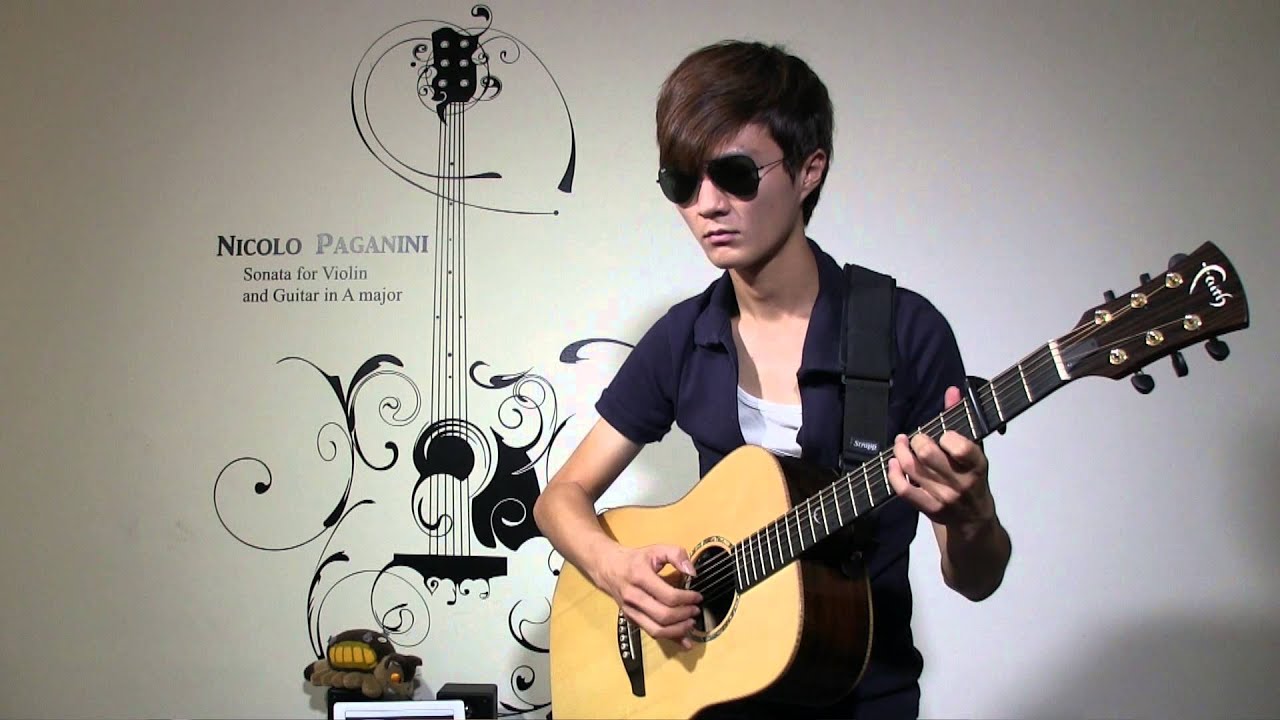 新世紀福音戰士OP [残酷な天使のテーゼ] 阿隆老師吉他演奏 (FingerStyle No.37)