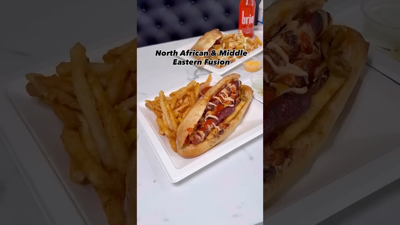 North African & Middle Eastern fusion sandwiches & shawarma in North York #halalfood #toronto #fyp