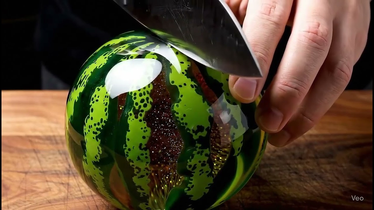 SciFiAi___cutting_glass_watermelon_-_Google_Veo_3_#googleveo_#googleveo3_#veo_#satisfying_#ai__