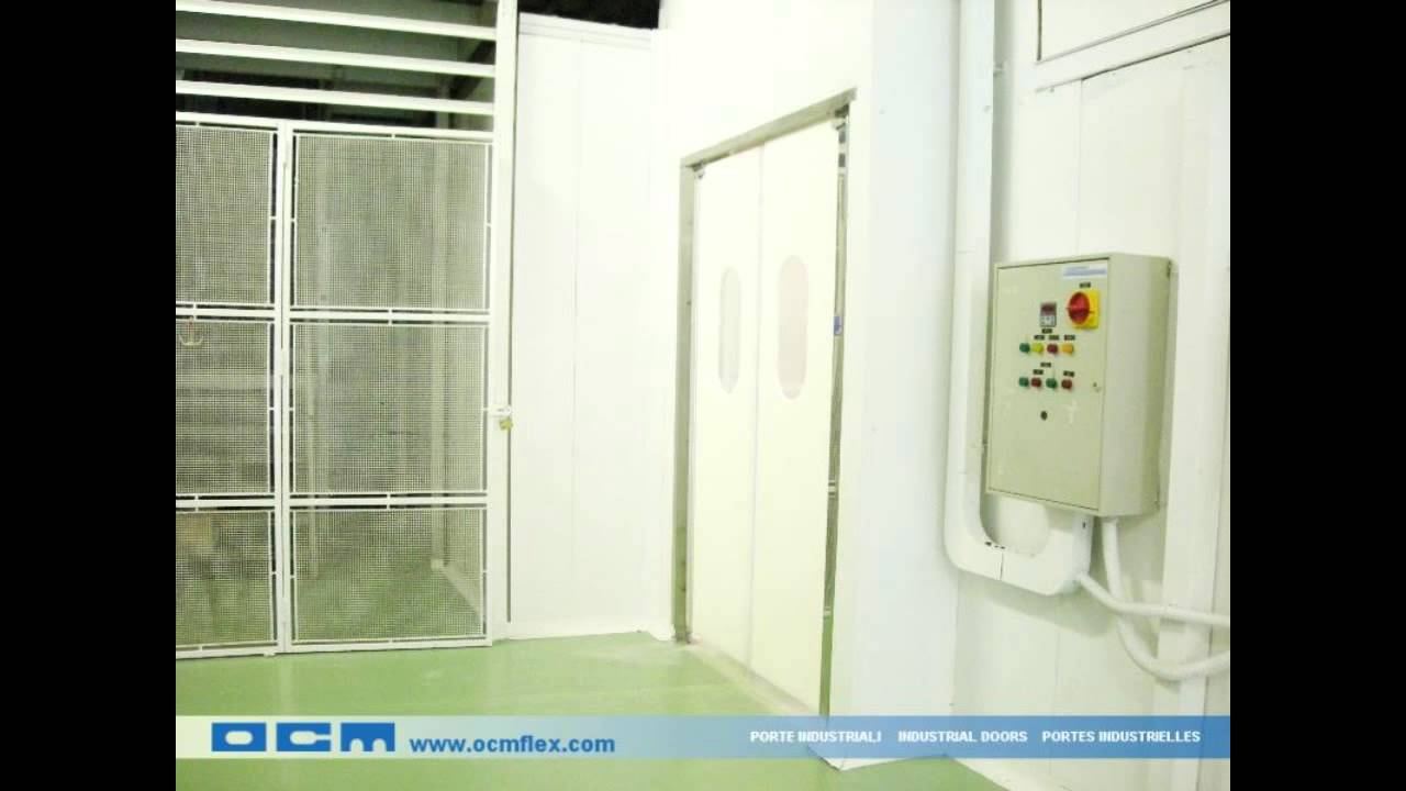 Double action Polyehtylene Doors - Food market and Food storage