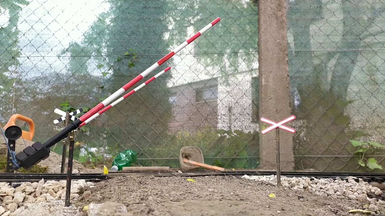 Model jednodrôtových mechanických závor PZM 1 v mierke 1:22,5