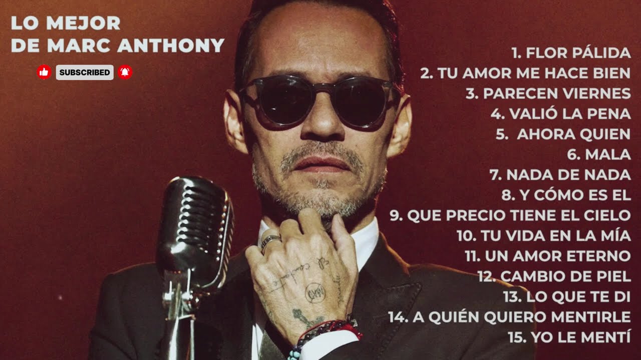 Marc Anthony Mix 2026 | Los Exitos Mas Grandes | Salsa Romantica y Bailable #BoleroRomantico