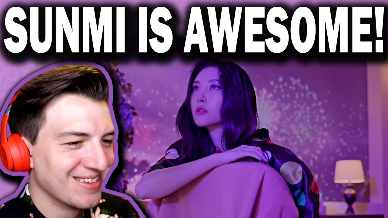 선미(SUNMI) - 보라빛 밤 (pporappippam) Music Video REACTION!