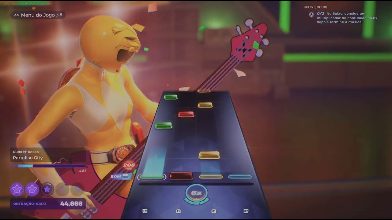 Paradise City - Guns N' Roses (Fortnite Festival - Bass Hard 99%)