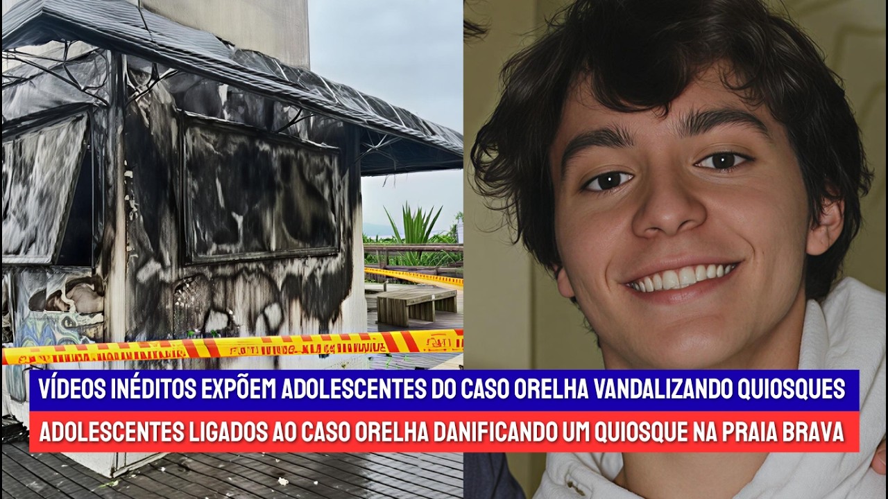 Caso Orelha: imagens inéditas revelam adolescentes depredando quiosque | Brasil Sem Lei
