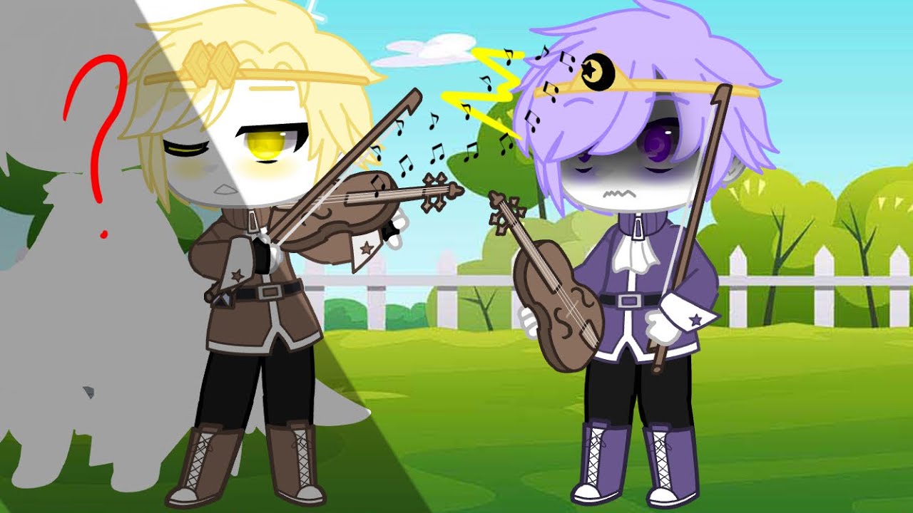Roundtable Rival ( Past!DS!Dream vs Past!DS!Nightmare ) (Dreamswap) [MEME?] Violin Challenge