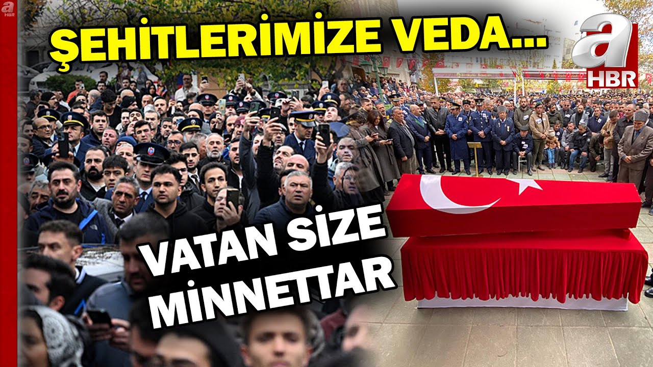 TÜRKİYE KAHRAMAN ŞEHİTLERİNİ UĞURLUYOR... | A Haber
