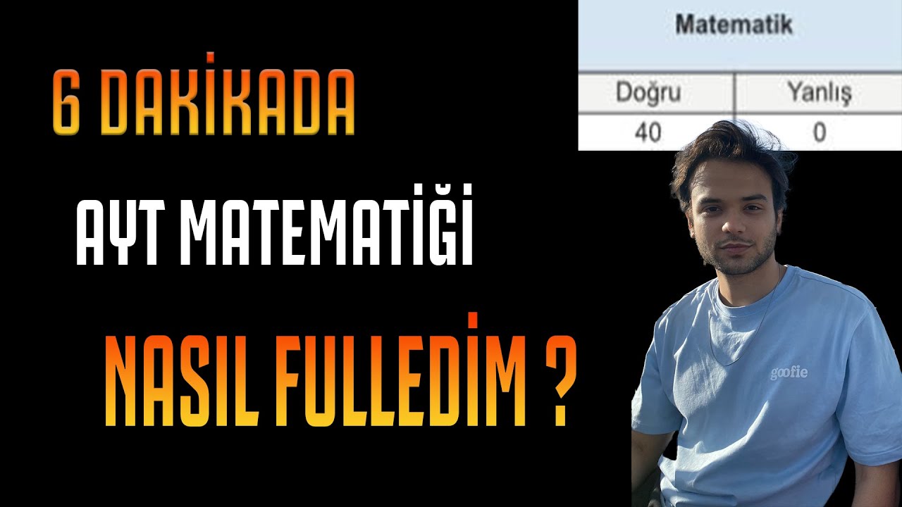 Matematiği Nasıl Fulledim ? |  MATEMATİĞİ FULLEMEK İZLİYORSAN MUTLAKA İZLE ❗️ #yks #yks2024