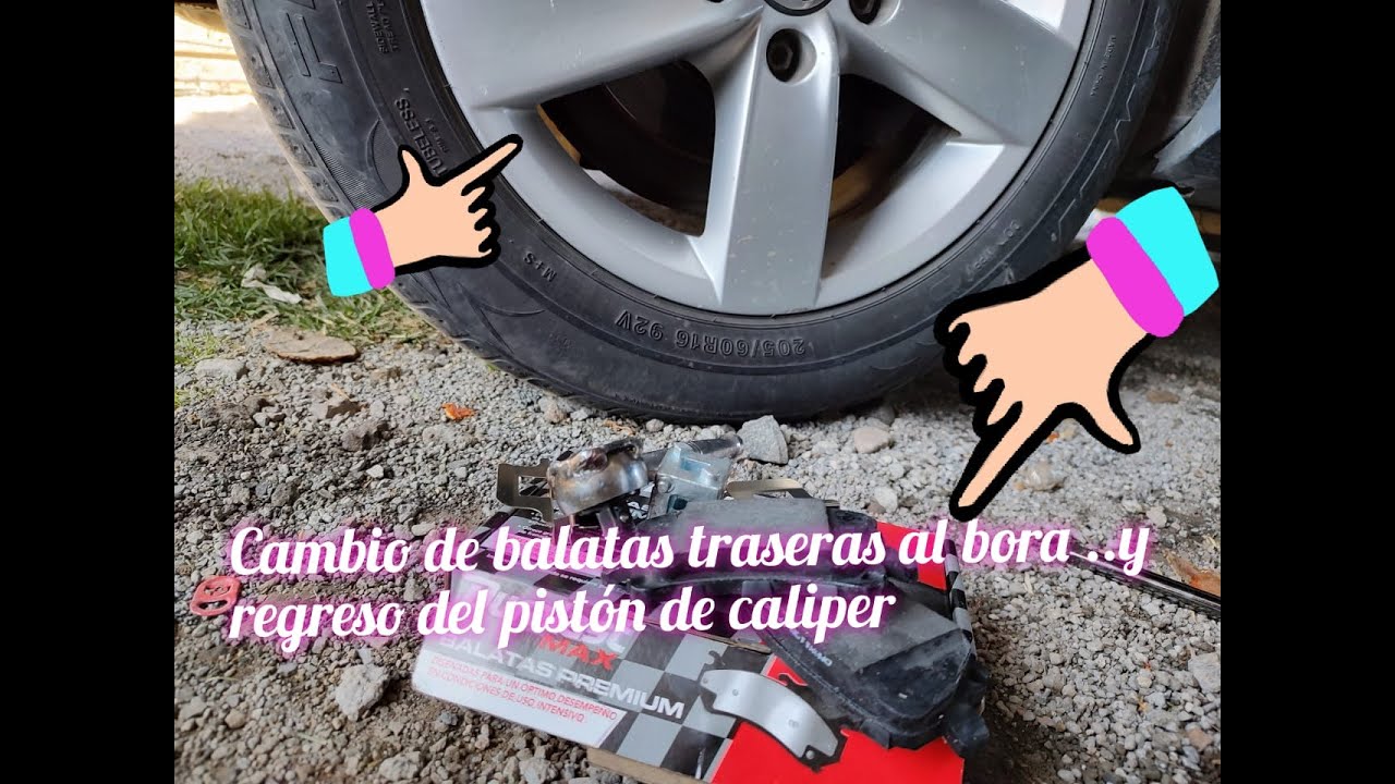 Cambio de balatas traseras al bora, Jetta,Passat, Tiguan,routan y betlee final edition.